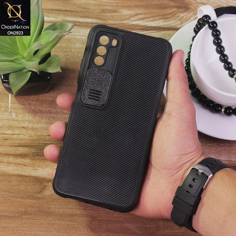 Xiaomi Poco M3 Cover - Black - New Soft Silicone Camera Shutter Case