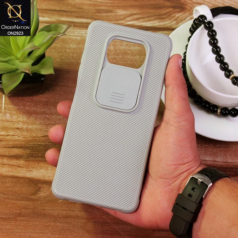 Xiaomi Poco X3 Pro Cover - Gray - New Soft Silicone Camera Shutter Case