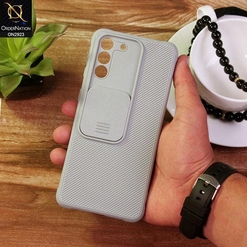 Samsung Galaxy S21 Plus 5G Cover - Gray - New Soft Silicone Camera Shutter Case