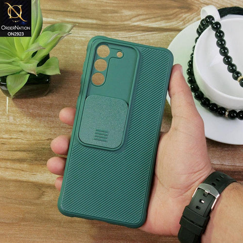Samsung Galaxy S21 Plus 5G Cover - Green - New Soft Silicone Camera Shutter Case