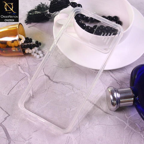 Xiaomi Poco M3 Cover - Transparent - New Camera Slide Protection Soft Border Transparent Case
