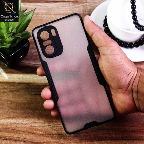 Xiaomi Mi 11i - Black - Semi Transparent Ultra Thin Paper Shell Soft Borders Case
