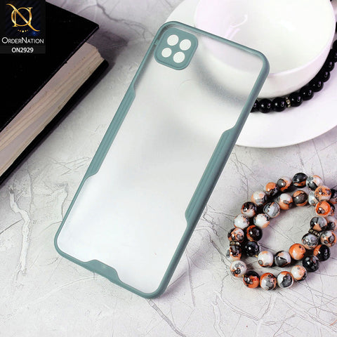 Xiaomi Redmi 9C Cover - Green - Semi Transparent Ultra Thin Paper Shell Soft Borders Case
