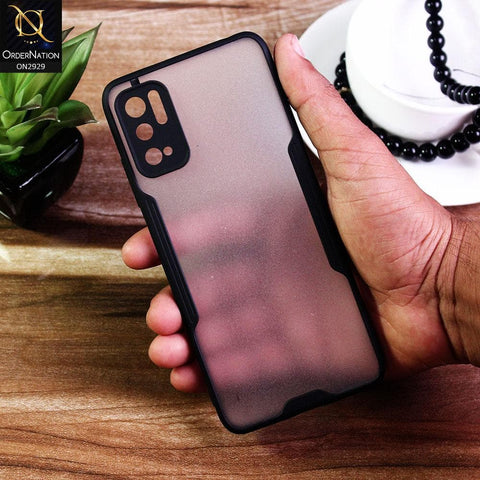 Xiaomi Redmi Note 10 5G - Black - Semi Transparent Ultra Thin Paper Shell Soft Borders Case