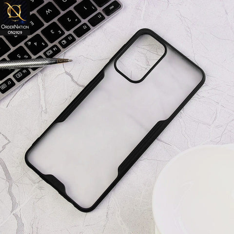 Samsung Galaxy A23 Cover - Black - Semi Transparent Ultra Thin Paper Shell Soft Borders Case