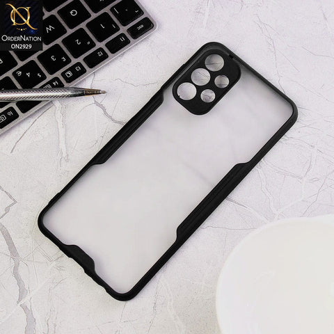Samsung Galaxy A53 5G Cover - Black - Semi Transparent Ultra Thin Paper Shell Soft Borders Case