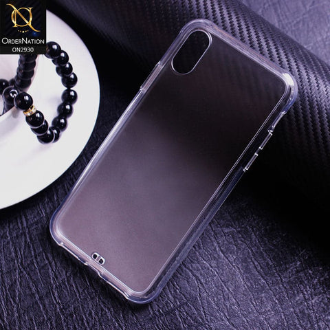 iPhone XR Cover - Shockproof Soft Borders Semi Transparent Protective Case
