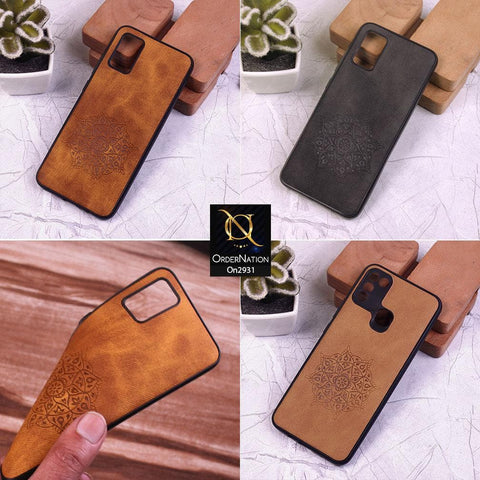 Samsung Galaxy A02 - Black - Newest Vintage Flower Look Soft Case