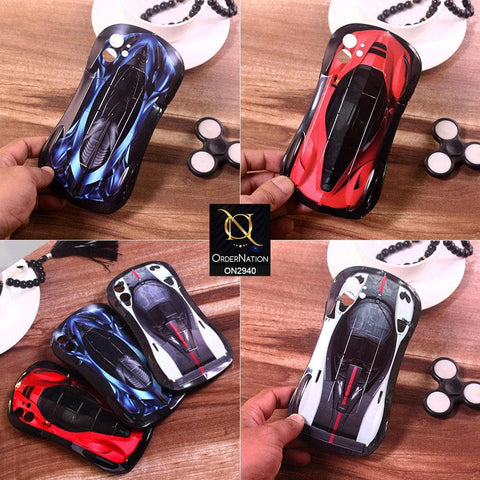 iPhone 11 Cover - Blue - 3D Super Car Model Soft Cases