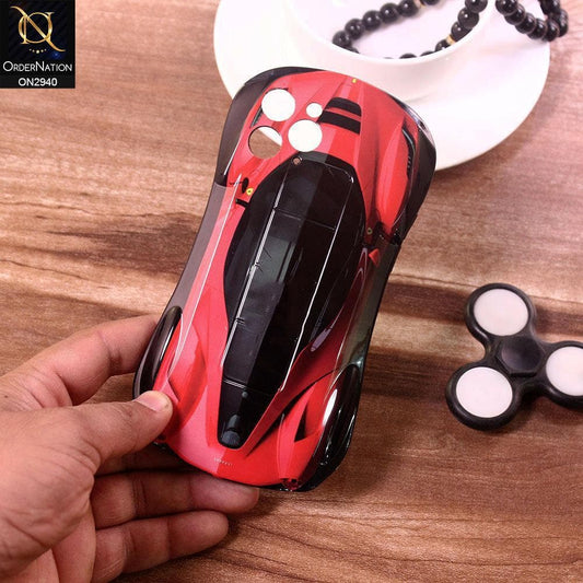 iPhone 11 Pro Cover - Red - 3D Super Car Model Soft Cases