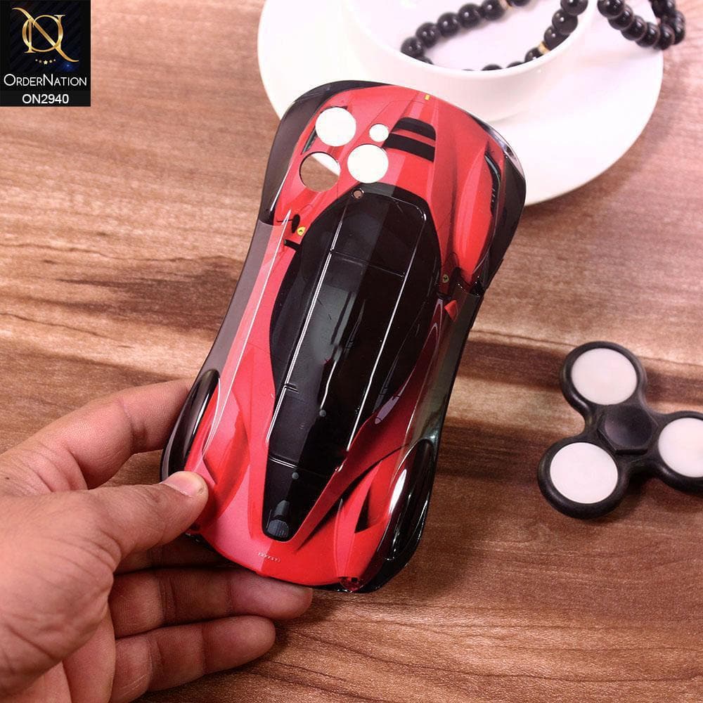iPhone 11 Pro Max Cover - Red - 3D Super Car Model Soft Cases