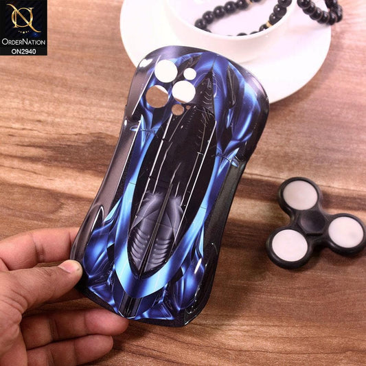 iPhone 12 Pro Cover - Blue - 3D Super Car Model Soft Cases