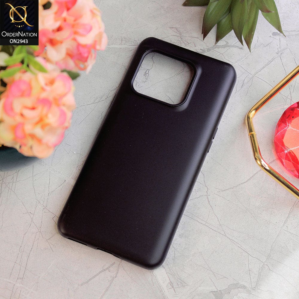 OnePlus 10T Cover  - Black - Soft Silicon Premium Quality Back Case