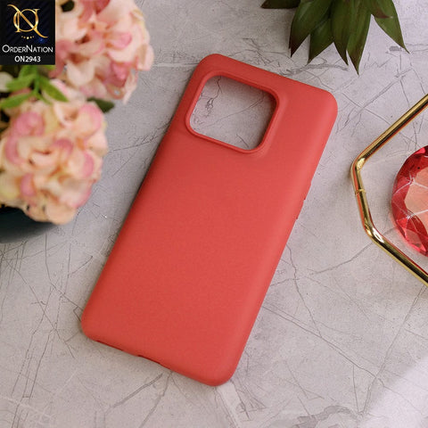 OnePlus 10T Cover  - Red - Soft Silicon Premium Quality Back Case