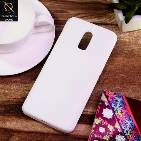 OnePlus 6T Cover - White - Soft Silicon Premium Quality Back Case