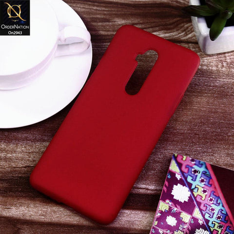 OnePlus 7T Pro Cover - Red - Soft Silicon Premium Quality Back Case