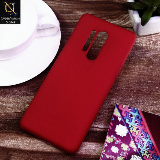 OnePlus 8 Pro Cover - Red - Soft Silicon Premium Quality Back Case