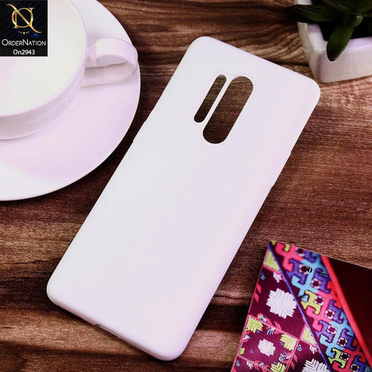 OnePlus 8 Pro Cover - White - Soft Silicon Premium Quality Back Case