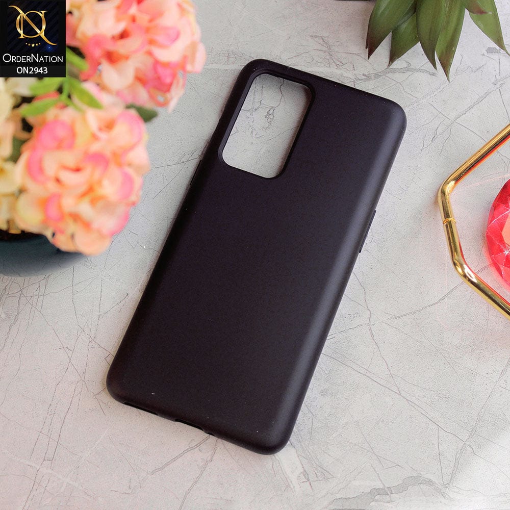 OnePlus 9RT 5G Cover  - Black - Soft Silicon Premium Quality Back Case