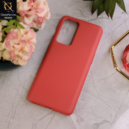 OnePlus 9RT 5G Cover  - Red - Soft Silicon Premium Quality Back Case