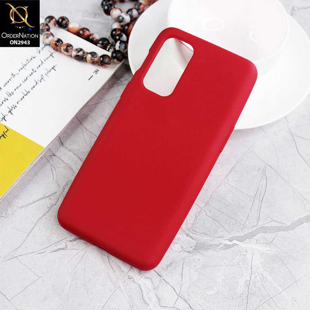 OnePlus Nord 2 Cover - Red - Soft Silicon Premium Quality Back Case