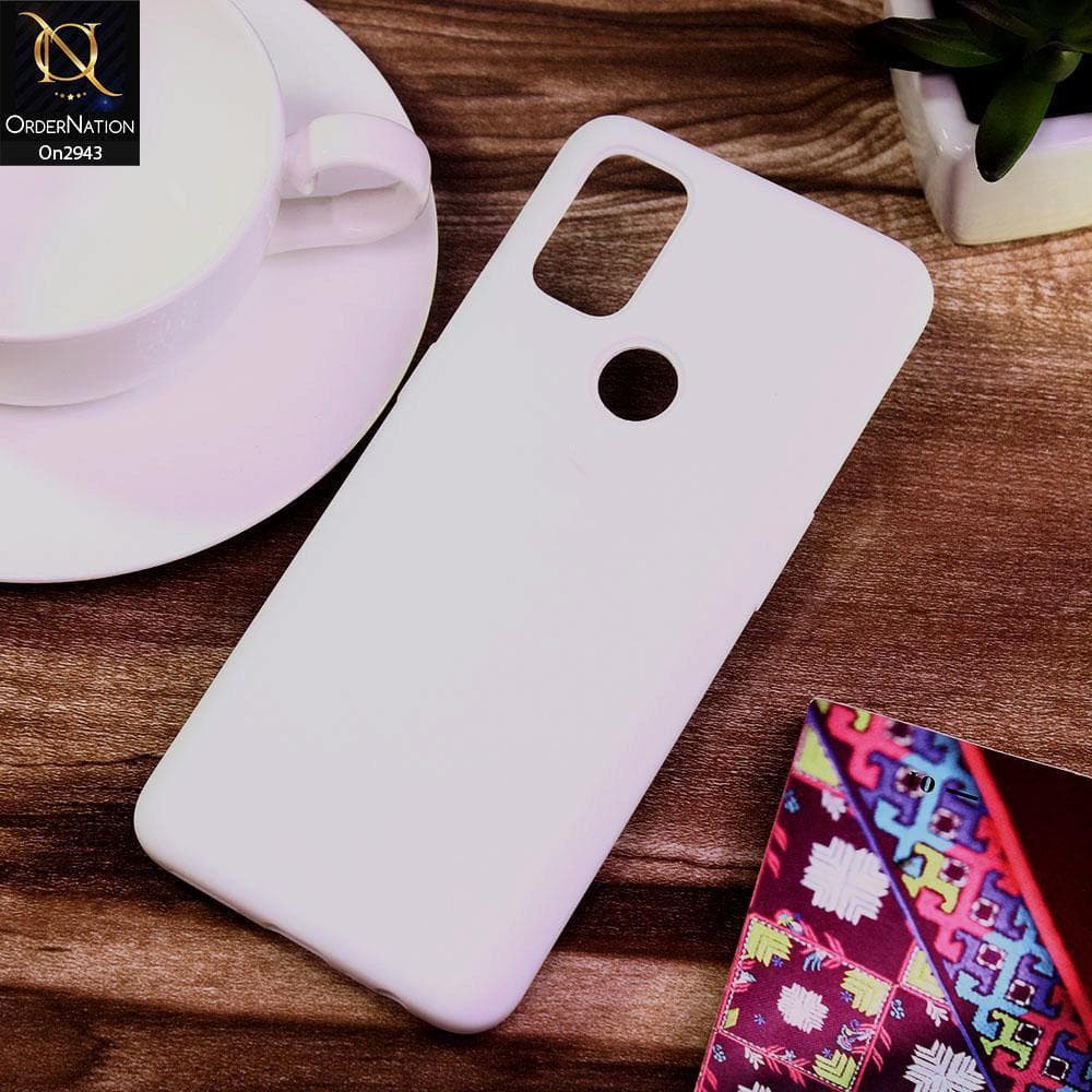 OnePlus Nord N10 Cover - White - Soft Silicon Premium Quality Back Case