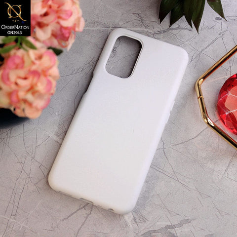 OnePlus Nord N200 5G Cover  - White - Soft Silicon Premium Quality Back Case