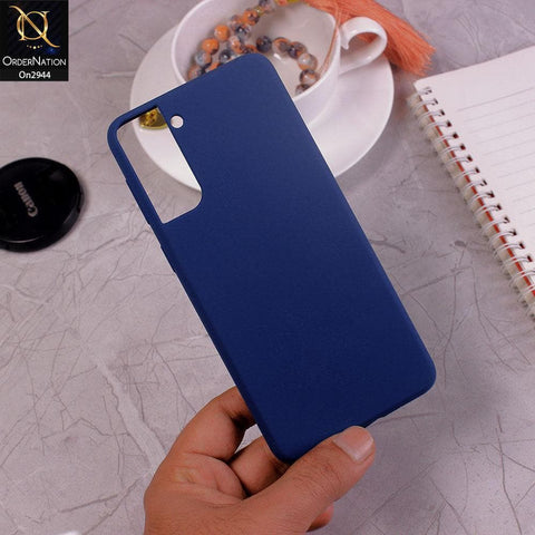 Samsung Galaxy S21 Plus 5G Cover - Blue - New Silky And Soft Touch Silicone Case