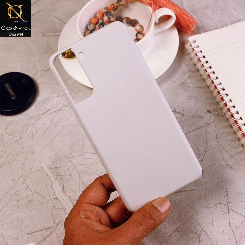 Samsung Galaxy S21 Plus 5G Cover - White - New Silky And Soft Touch Silicone Case