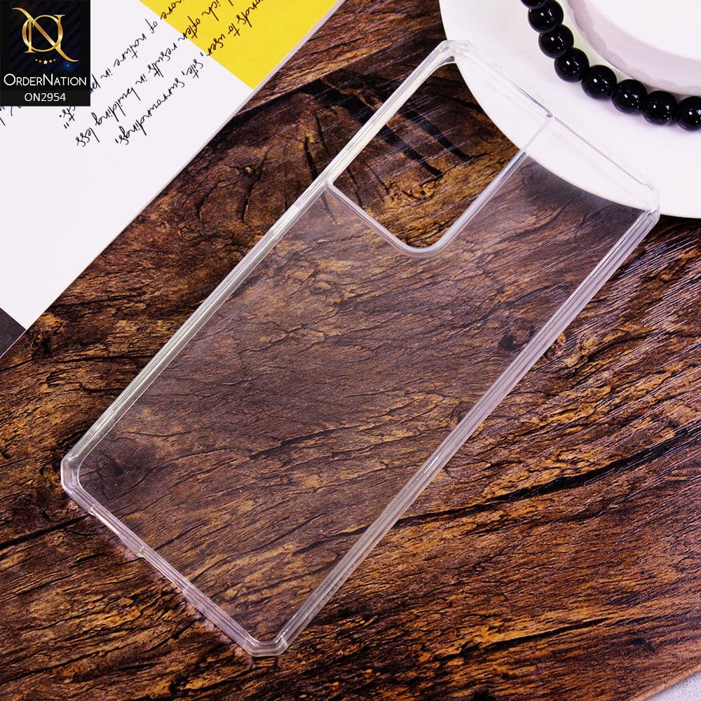 Samsung Galaxy S20 Ultra - Straight Edge Rubik Cube Anti Fall Transparent Soft Case