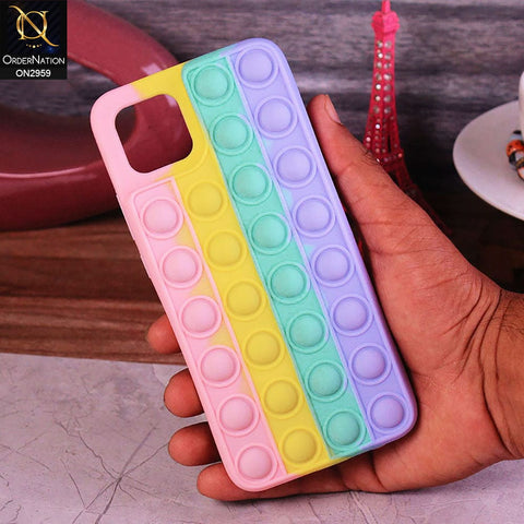 Oppo A16K Cover - Pink - Trendy Fidget Stress Relief Bubble Soft Case
