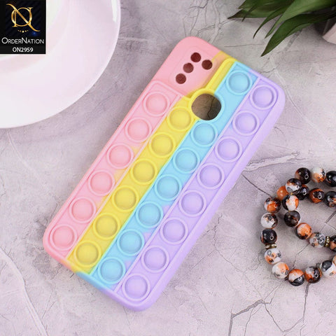 Infinix Smart 5 Cover - Pink - Trendy Fidget Stress Relief Bubble Soft Case