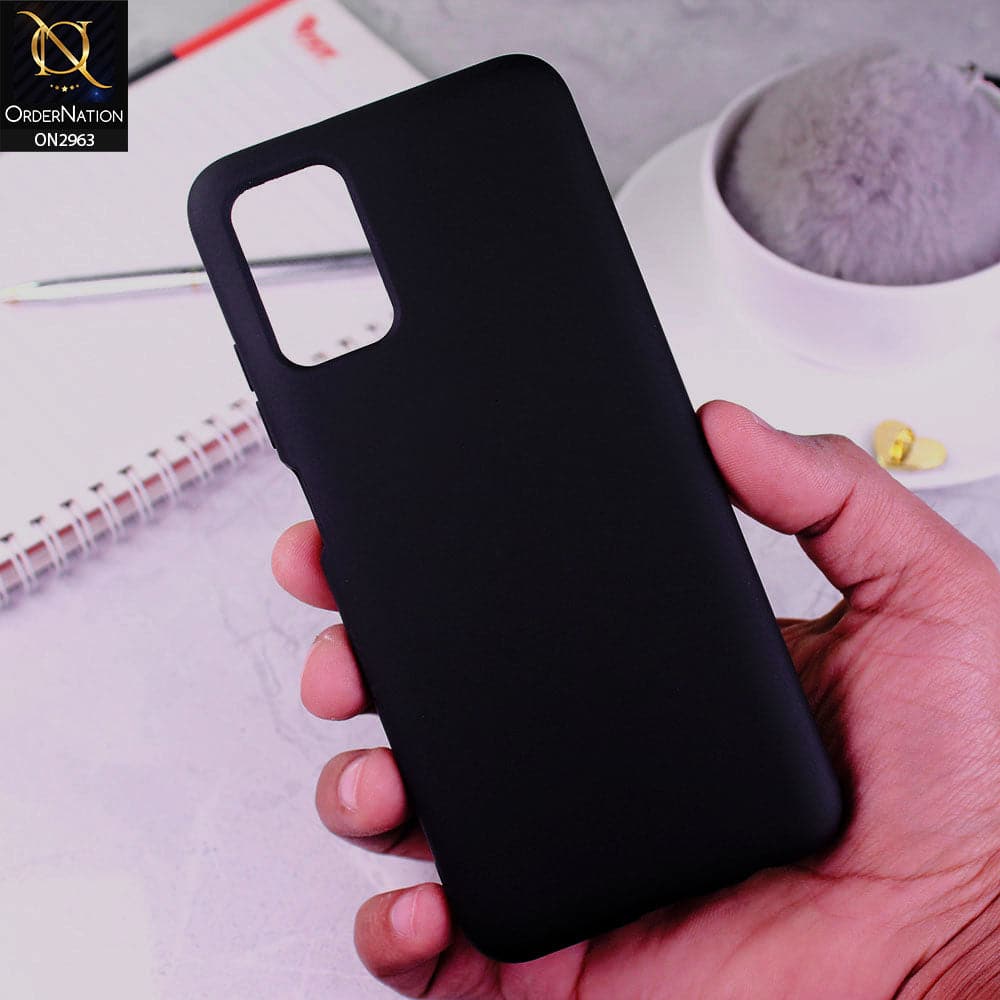 Samsung Galaxy A03s Cover - Black - Silky Feel Soft Silicone Protective Case