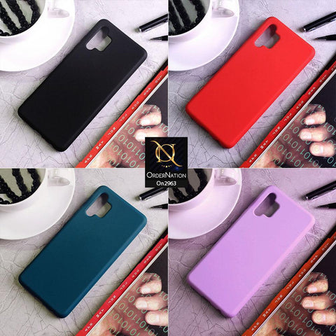 Samsung Galaxy A52 Cover - Cyan - Silky Feel Soft Silicone Protective Case