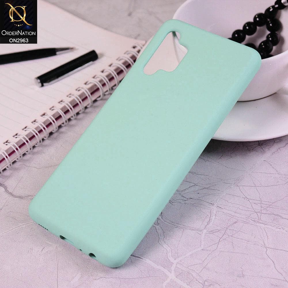 Samsung Galaxy A32 Cover - Aqua - Silky Feel Soft Silicone Protective Case