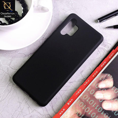 Samsung Galaxy A32 Cover - Black - Silky Feel Soft Silicone Protective Case