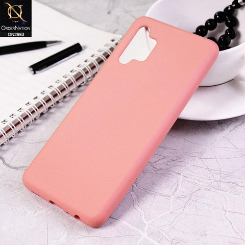 Samsung Galaxy A32 Cover - Peach - Silky Feel Soft Silicone Protective Case