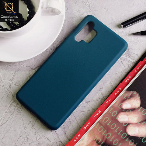 Samsung Galaxy A32 Cover - Teal - Silky Feel Soft Silicone Protective Case