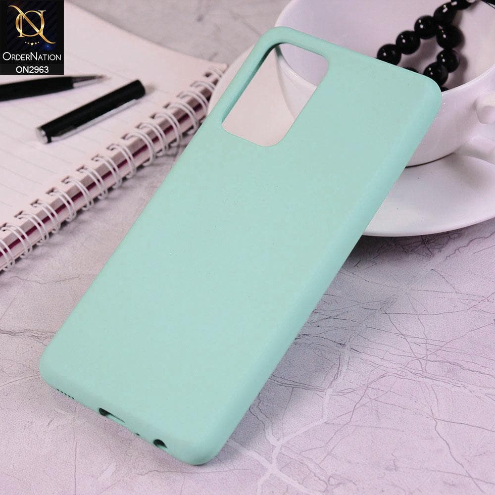 Samsung Galaxy A52 Cover - Aqua - Silky Feel Soft Silicone Protective Case