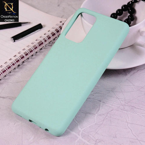 Samsung Galaxy A52 Cover - Aqua - Silky Feel Soft Silicone Protective Case