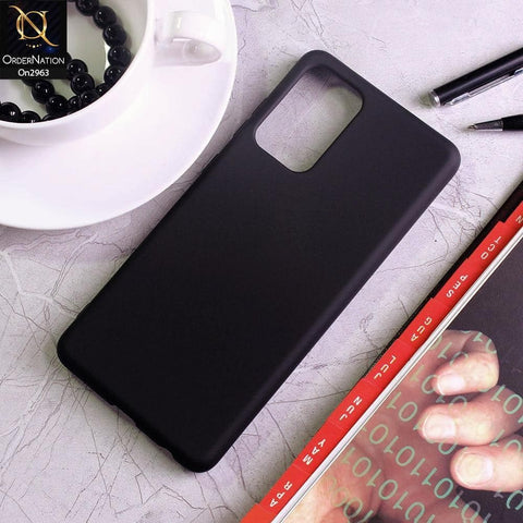 Samsung Galaxy A52 Cover - Black - Silky Feel Soft Silicone Protective Case