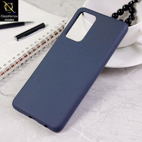 Samsung Galaxy A52 Cover - Midnight Blue - Silky Feel Soft Silicone Protective Case