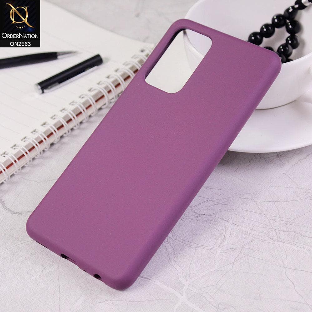 Samsung Galaxy A72 Cover - Indigo - Silky Feel Soft Silicone Protective Case