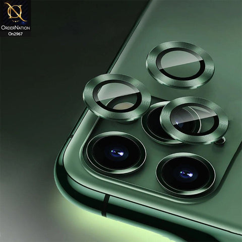 iPhone 11 Pro Protector - Metal Ring Camera Glass Protector