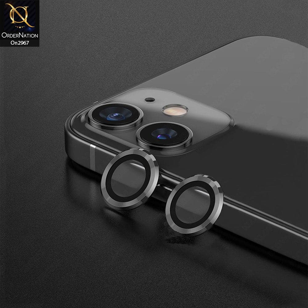 iPhone 11 Protector - Metal Ring Camera Glass Protector