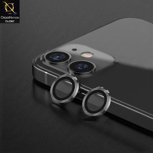 iPhone 12 Protector - Metal Ring Camera Glass Protector