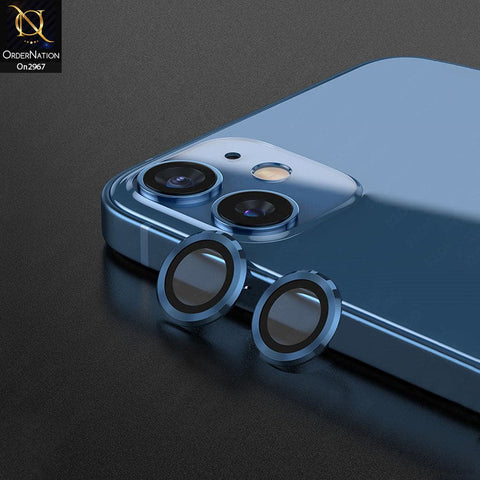 iPhone 12 Mini Protector - Metal Ring Camera Glass Protector