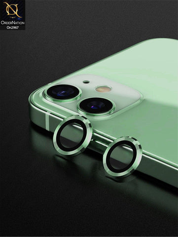 iPhone 12 Mini Protector - Metal Ring Camera Glass Protector