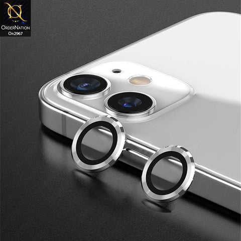 iPhone 12 Mini Protector - Metal Ring Camera Glass Protector