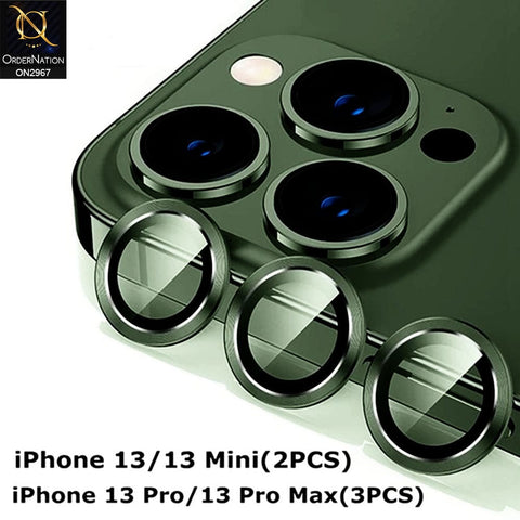 iPhone 13 Pro Protector - Metal Ring Camera Glass Protector